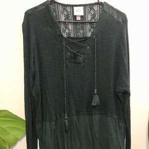Knox Rose Emerald Green Shirt